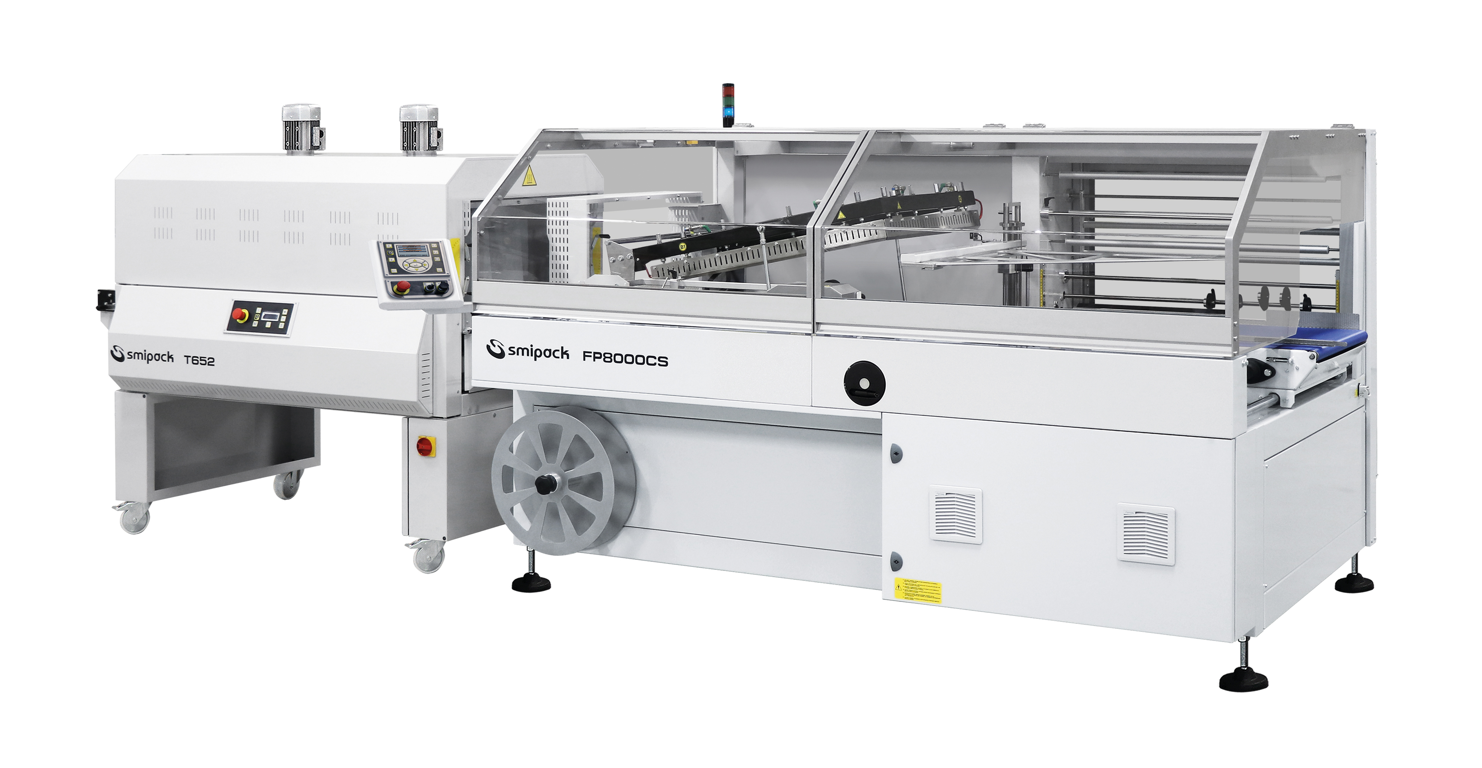 FP8000CS-T652-pop Automatischer Winkelschweißer FP 8000 CS mit Schrumpftunnel T 652