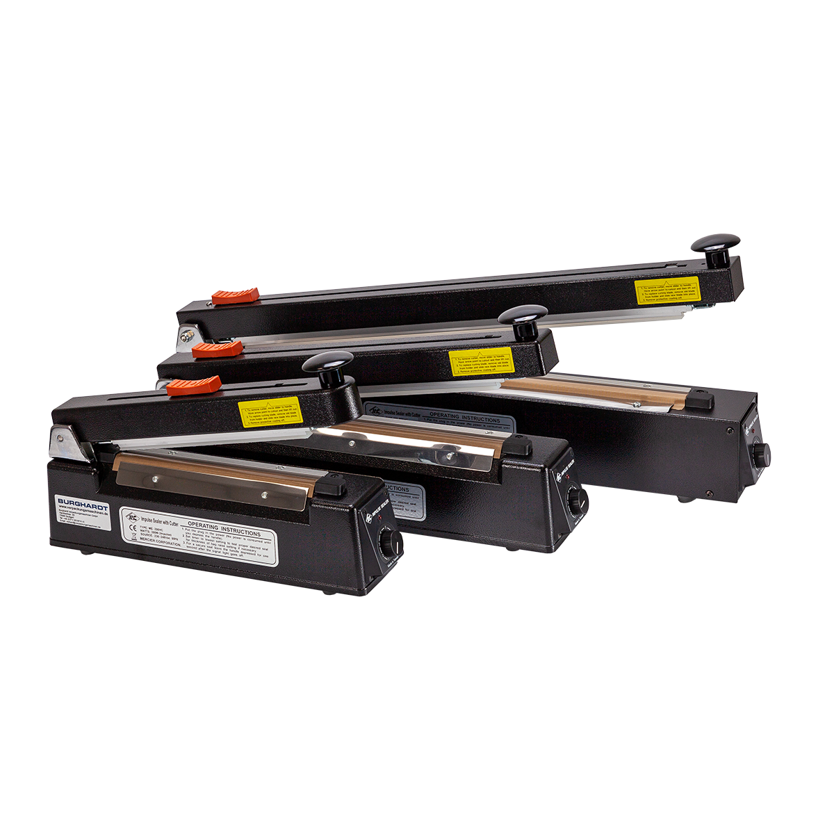 Folienschweißgerät MEHC mit Messerschlitten Folienschweißgerät MEHC mit Messerschlitten für Schlauchfolie