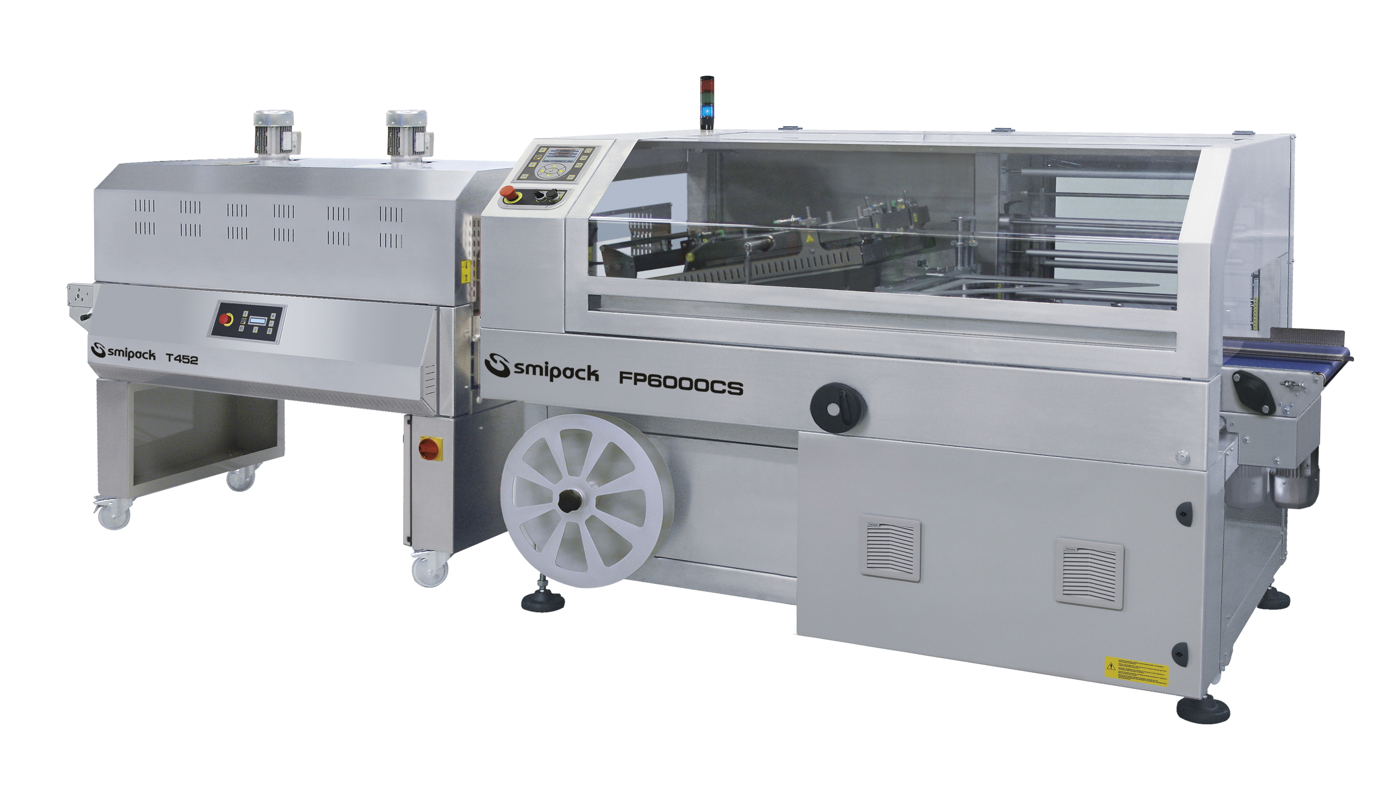 Automatischer Winkelschweißer FP 600 CS mit Schrumpfunnel T 452